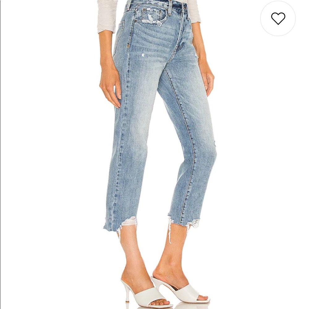 Charlie High Rise Straight in size 29